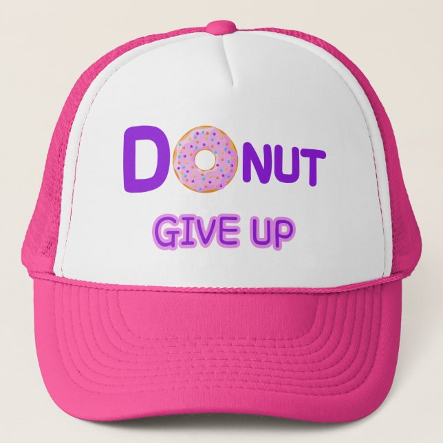 Boné Donut Give up hat (Frente)