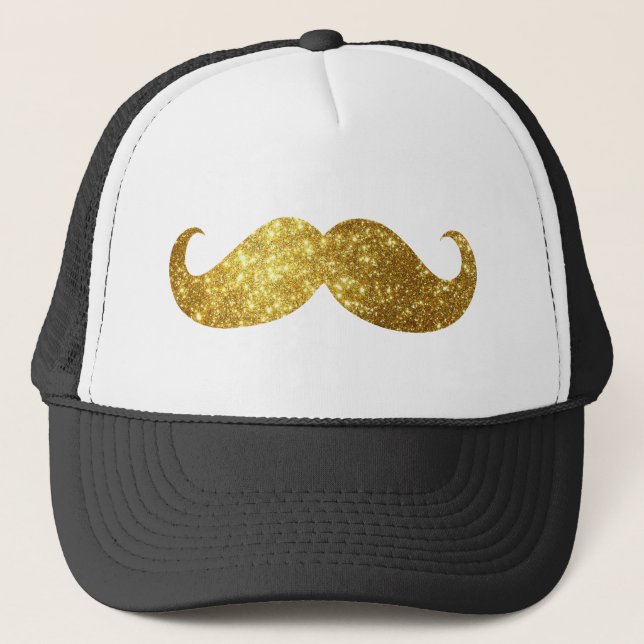 Boné Dourado bigode (Frente)