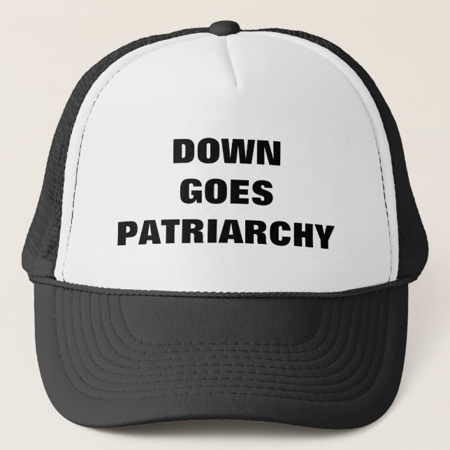 BONÉ DOWN GOES PATRIARCHY (Frente)