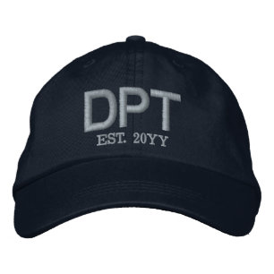 Boné DPT Doutor em Terapia Física no Ano Personalizado
