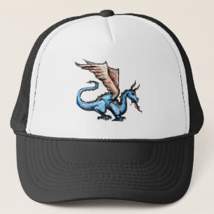 Boné dragão azul