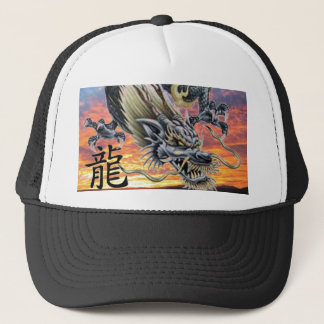 Boné Dragão Chinês com Chapéu de Baseball Kanji - Perso