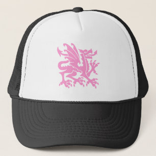 Boné Dragão Heráldico 01 - Rosa