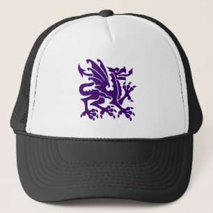 Boné Dragão Heráldico 01 - Roxo Profundo