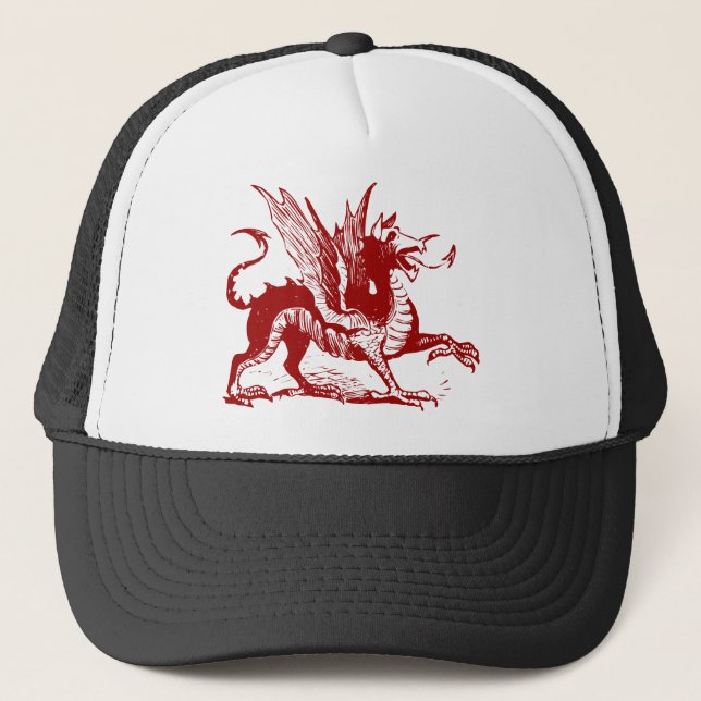 Boné Dragon Engraving - Ruby Red (Frente)
