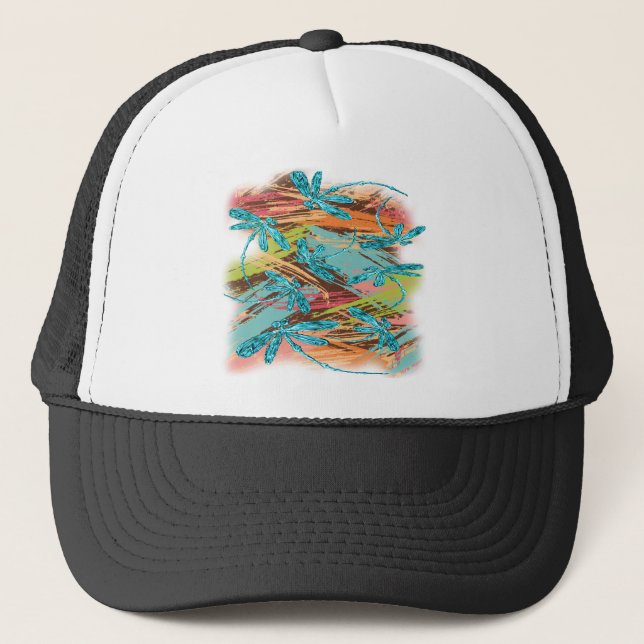 Boné Dragonfly Turquoise Splash (Frente)