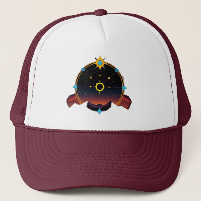 Boné „Drei Sterne – Lichtpfad am Himmel“ (Frente)