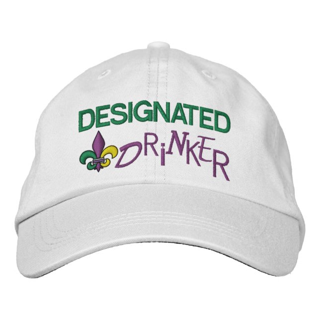 Boné Drinker designado - Mardi Gras (Frente)