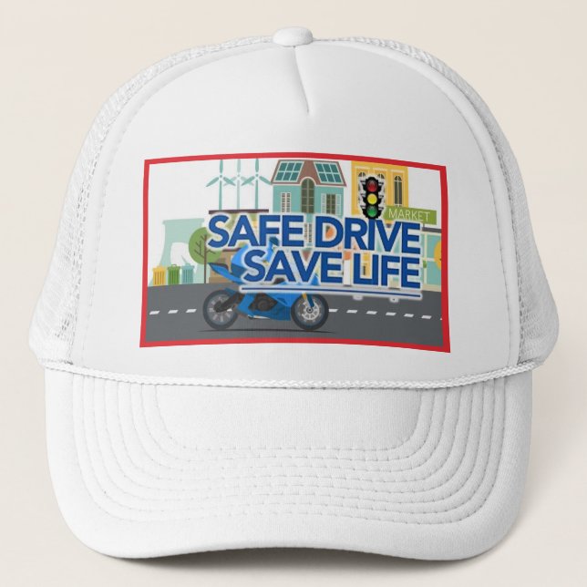 Boné "Drive Safe, Save Lives" (Frente)