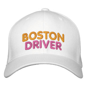 Boné Driver de Boston bordou o chapéu