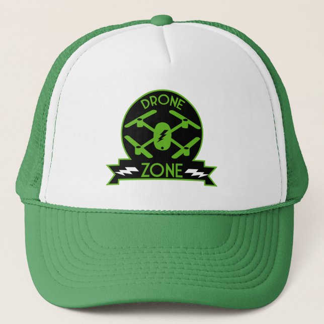 Boné Drone Hobbyist | Piloto Drone | Fotografia | Raças (Frente)