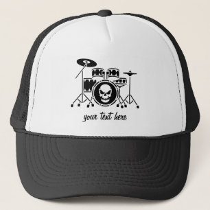 Boné Drummer Musical do Conjunto de Tambores Personaliz