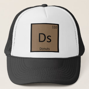 Boné Ds - Símbolo de Mesa Periódica de Química do Ro