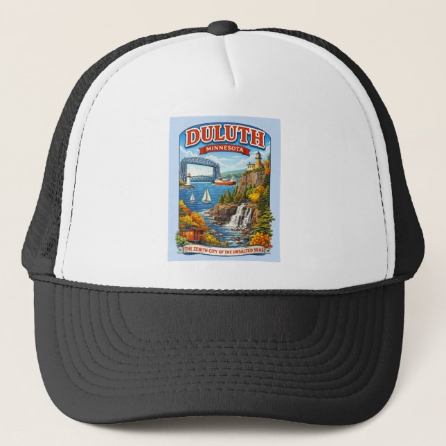 Boné Duluth, Minnesota Souvenir Hat, Lake Superior (Frente)
