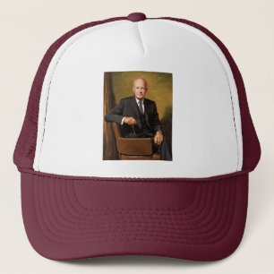 Boné Dwight Eisenhower Presidente da Casa Branca Retrat