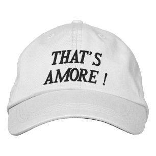 Boné É AMORE Personalizado Chapéu Ajustável
