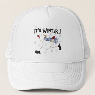 Boné É Feriados do Inverno Snowman