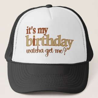 Boné É meu aniversário