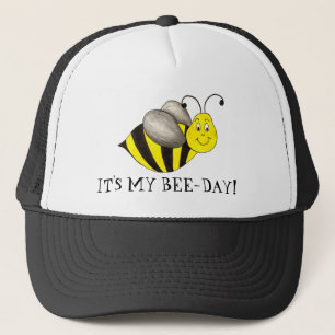 Boné É o meu aniversário de Abelhas, Bumblebee amarelo