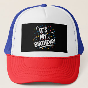 Boné É o meu aniversário para rapazes Meninas Crianças 