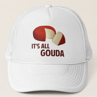 Boné É toda bom com queijo de Gouda