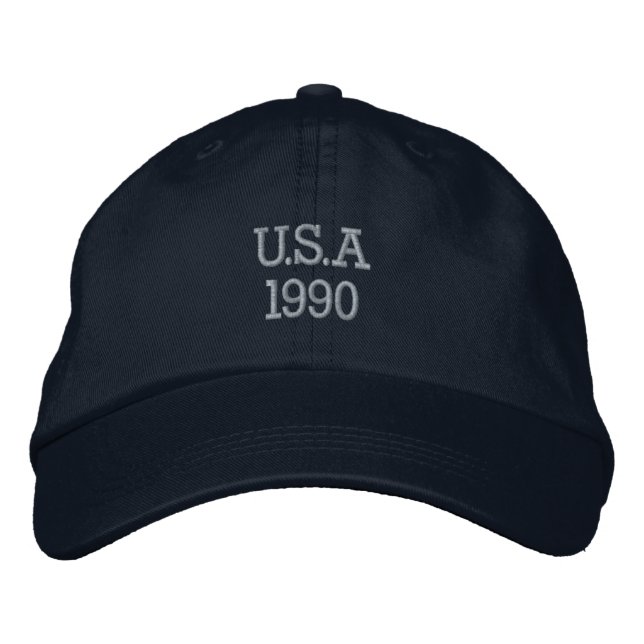 BONÉ E.U.A 1990 PERSONALIZADO (Frente)
