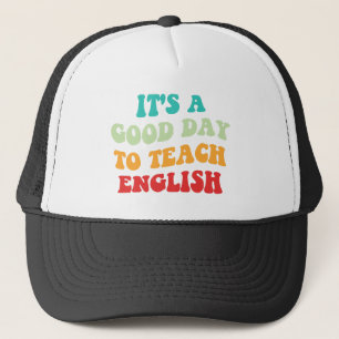 Boné É um bom dia para ensinar inglês