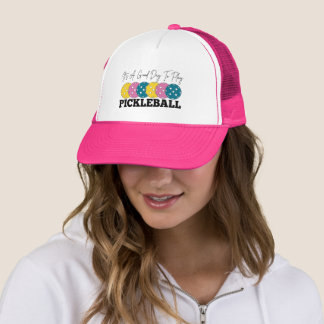 Boné é um bom dia para jogar picleball, amante de picle