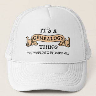 Boné É uma coisa de genealogia - você não entenderia