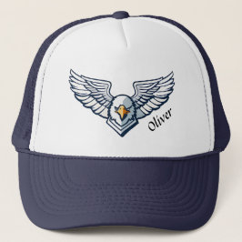 Boné Eagle Head e Wings Emblem
