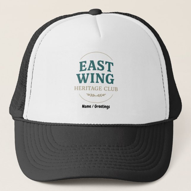 Boné East Wing Heritage Club — Vintage Retro Emblem  (Frente)