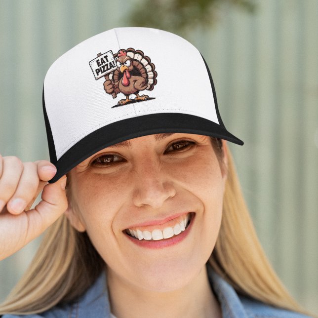 Boné Eat Pizza, Fun Thanksgiving turkey (Criador carregado)