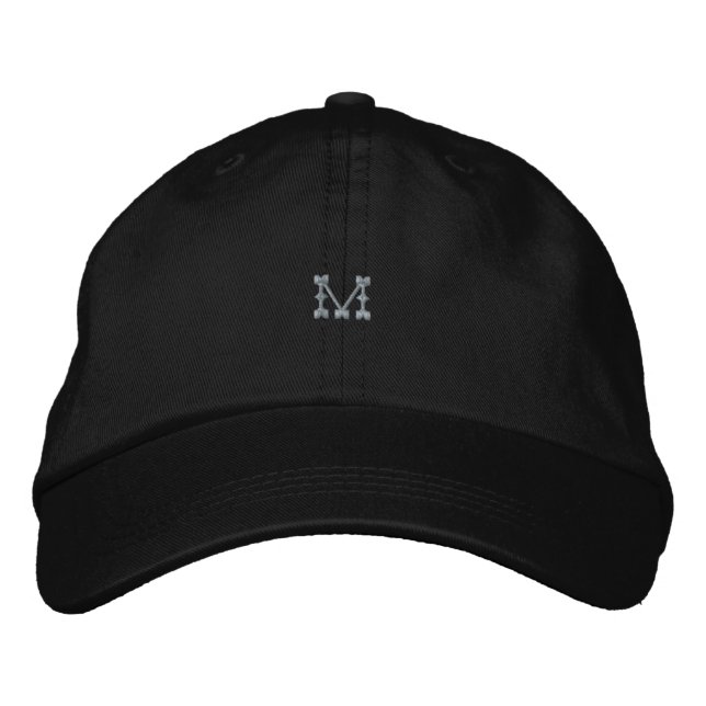 Boné Eclipse Black M Impresso Alfabeto Estilo Urba (Frente)