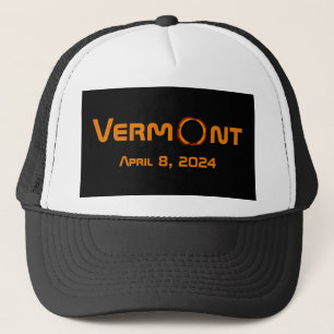Boné Eclipse Solar Totalmente Vermont 2024