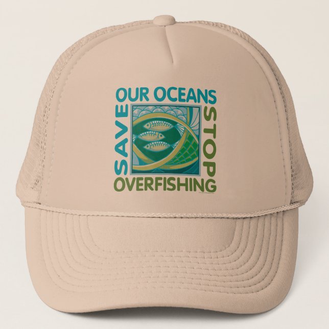 Boné Economize nossos oceanos (Frente)