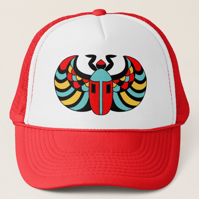 Boné Egípcio Scarab Hat (Frente)