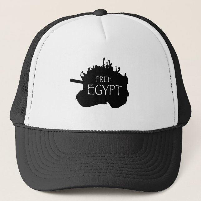 Boné Egipto livre com protestadores (Frente)