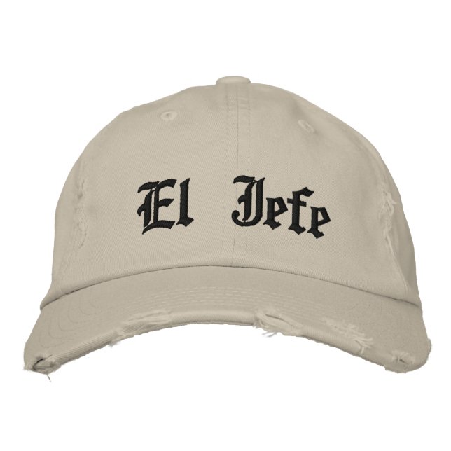 Boné El Jefe (Frente)