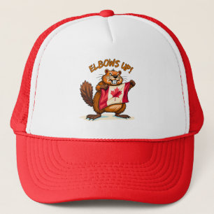 Boné Elbows UP, Beaver, Canadá Flag Maple Leaf