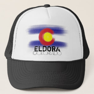 Boné Eldora Colorado flag art hat
