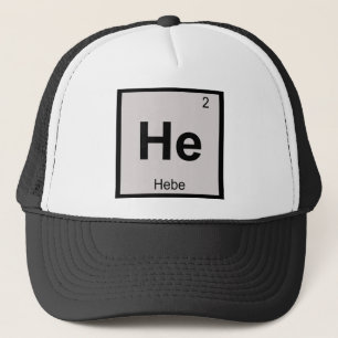 Boné Ele - Símbolo da Tabela Periódica Química da Deusa