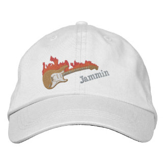 Boné Electric Guitar Embroidered Cap
