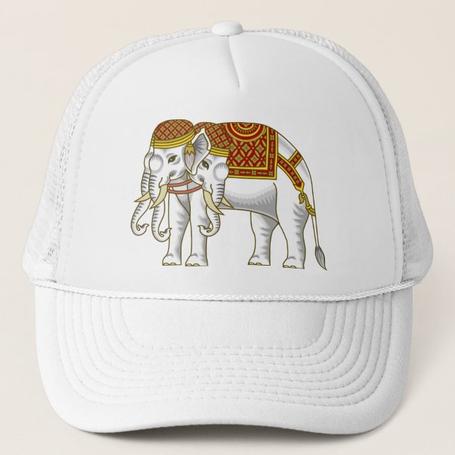 Boné Elefante Branco Tailandês Erawan (Frente)