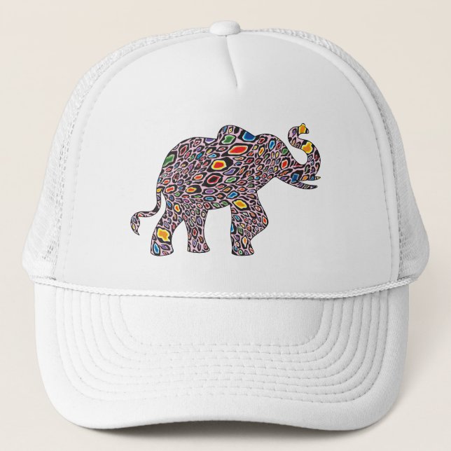 Boné Elefante de Chita-Rosa (Frente)