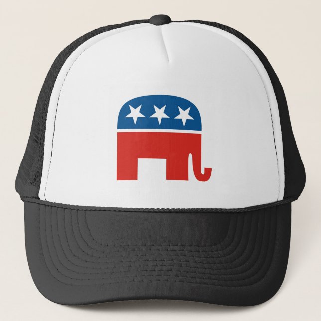 Boné elefante do Partido Republicano de Estados Unidos (Frente)
