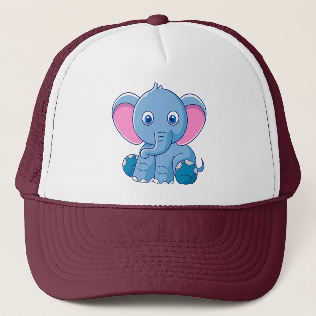 Boné Elefante para Bebê (Frente)