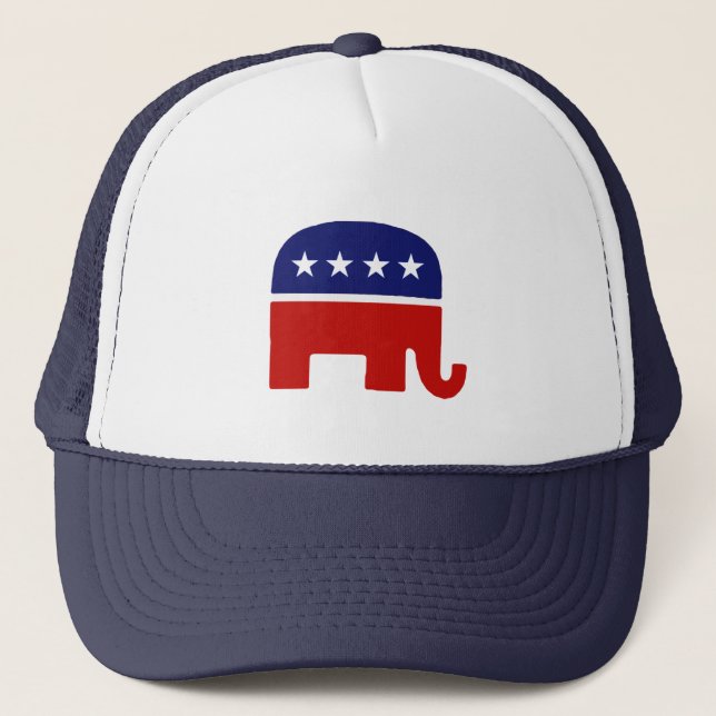 Boné Elefante republicano do elefante/GOP (Frente)
