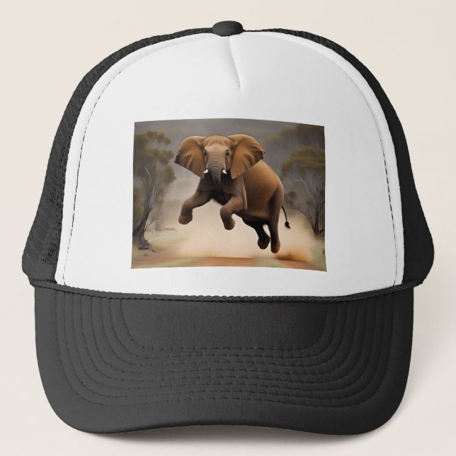 Boné Elefante Salto de canguru, (Frente)