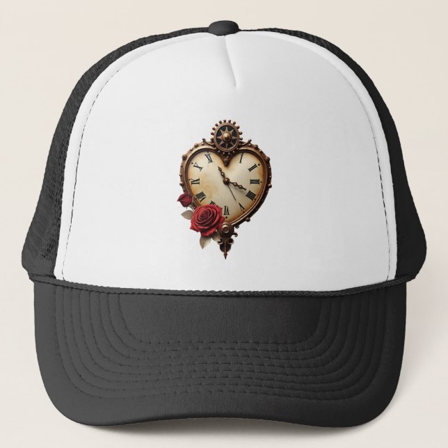 Boné Elegância Eterna – Coração Mecânico (Frente)