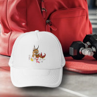 Elegante Caracal Gato Selvagem Lírios Floral Verde